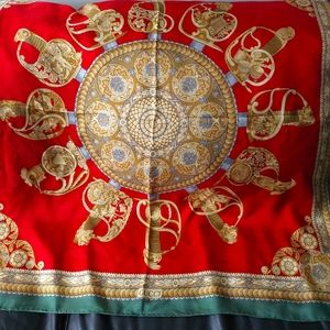 Gucci vintage silk scarf